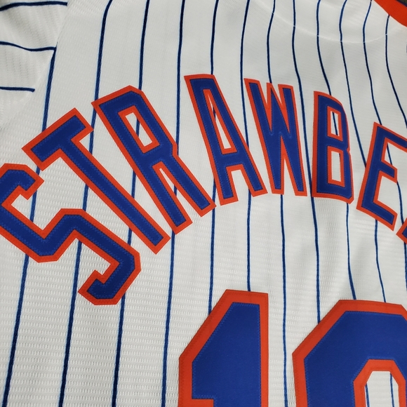 Nike New York Mets Darryl Strawberry #18 Jersey Cooperstown. NWOT - Picture 4 of 14